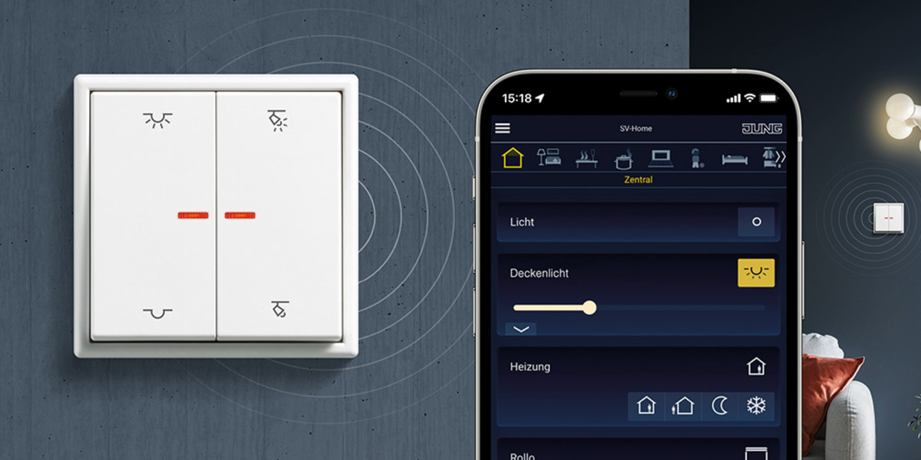 KNX RF Taster bei Hornauer Elektrotechnik in Pösing